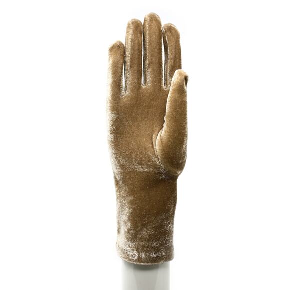 Gold Velvet Wrist Length Dress Gloves Church Formal Evening Accessory – Hey Viv - Picture 3 of 4